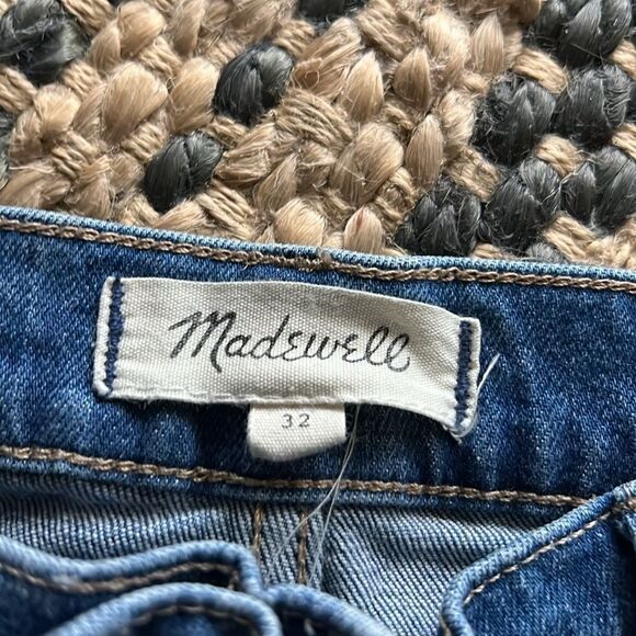Madewell Tapered Jeans in Fernhill Wash: Seamed Edition No Pockets Size 32 - Picture 11 of 16
